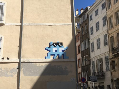 Space Invader-le panier
